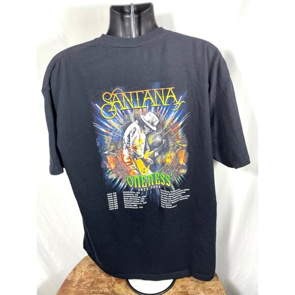 Santana Counting Crows Oneness Tour 2025 Shirt 2XL - Picture 2 of 7
